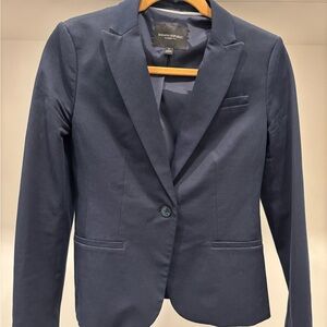 Banana Republic Blue Tailored Blazer Professional Suit Jacket